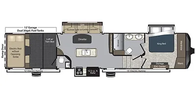 2014 Keystone Raptor 415 - Photo 3