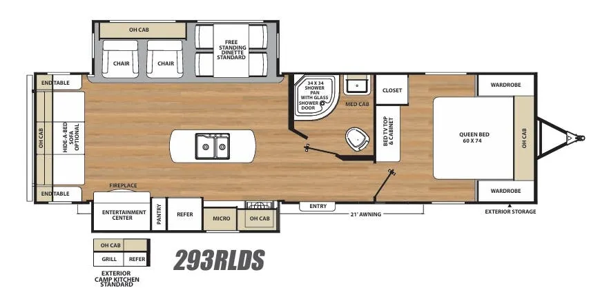 Coachmen Catalina Legacy Edition 293RLDS floor plan