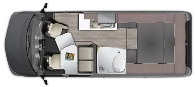 Westfalia Wave Pop Top floor plan