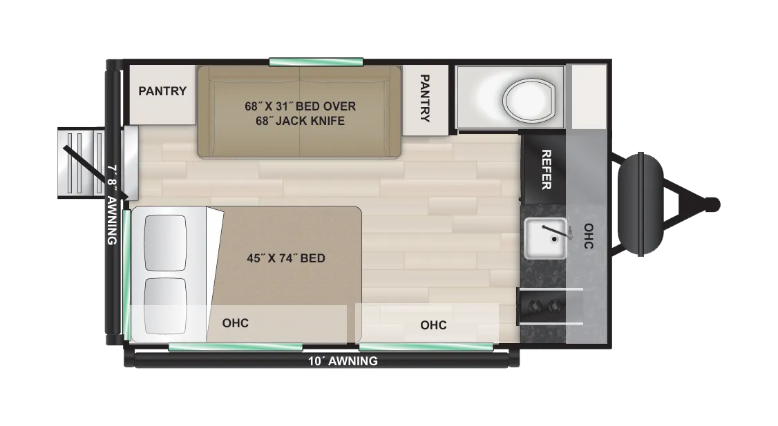 2026 Modern Buggy Hopper HOPPER 4 - Floor plan