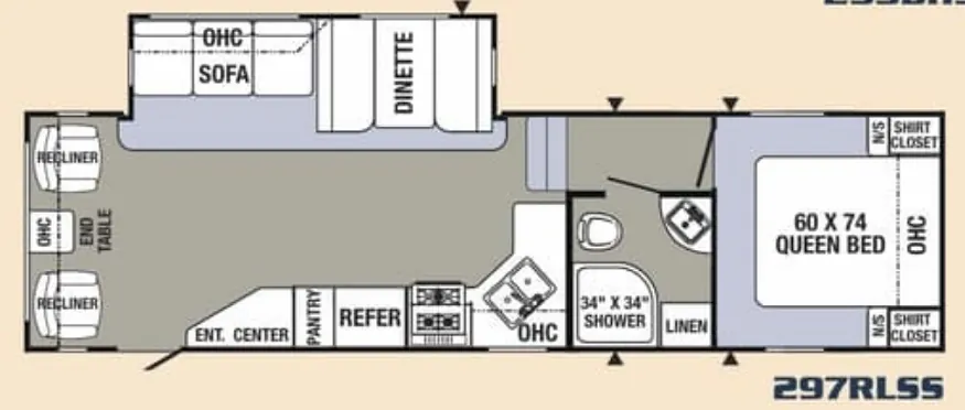 Palomino Puma 297RLSS floor plan