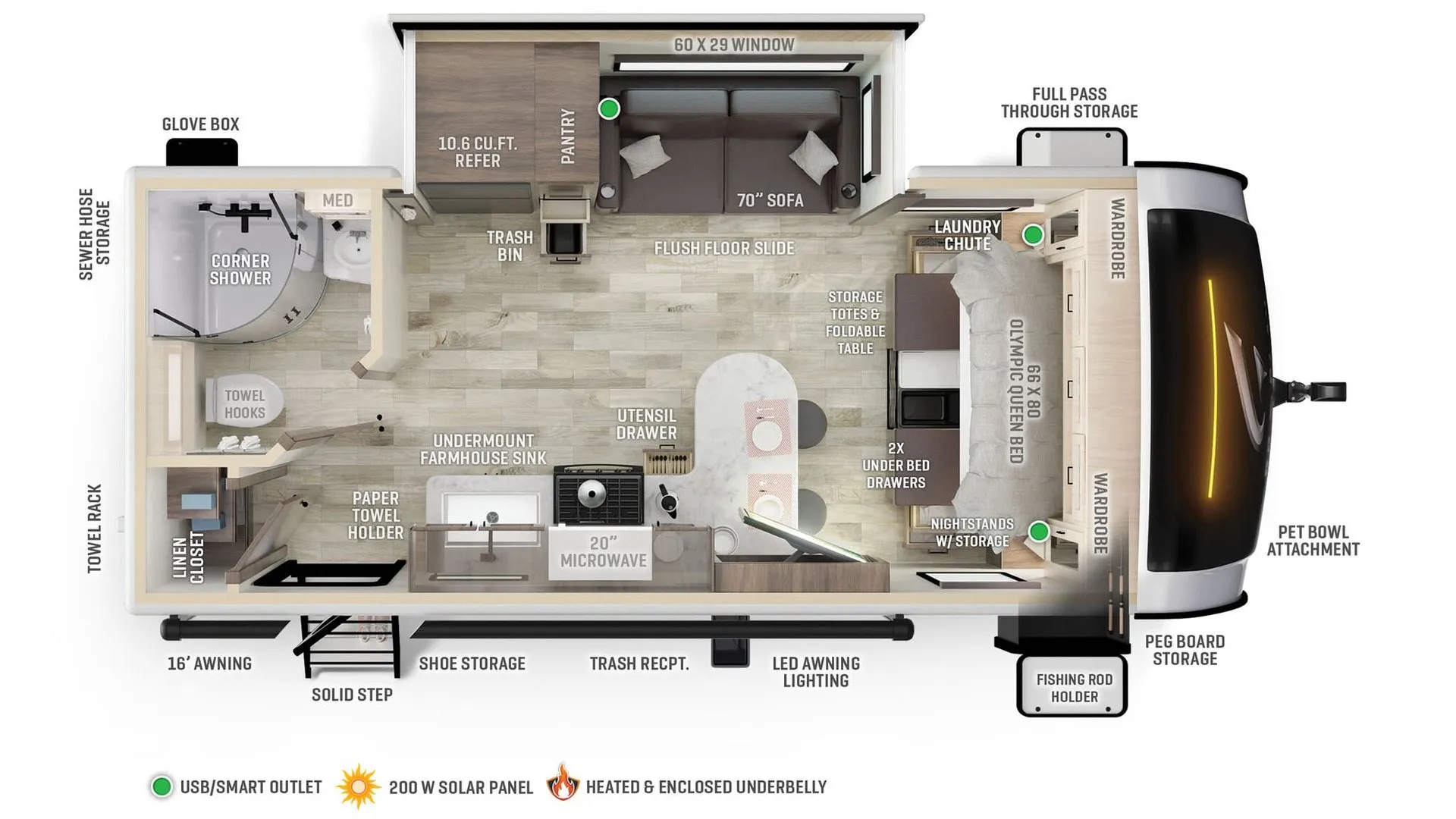 Wayfinder Go Explore X203 floor plan