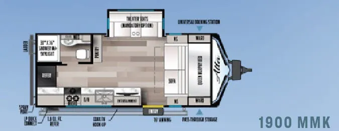 East to West Alta 1900MMK floor plan
