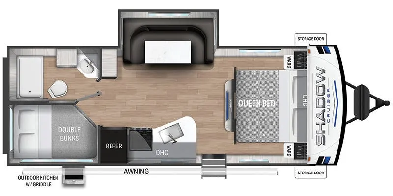 Cruiser RV Shadow Cruiser SC240BHS floor plan