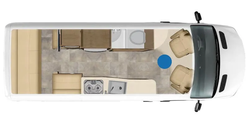 2021 Pleasure-Way Plateau FL - Floor plan
