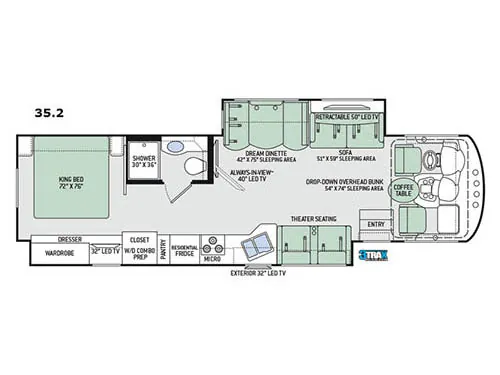 2017 Thor Motor Coach Miramar 35.2 - Photo 3