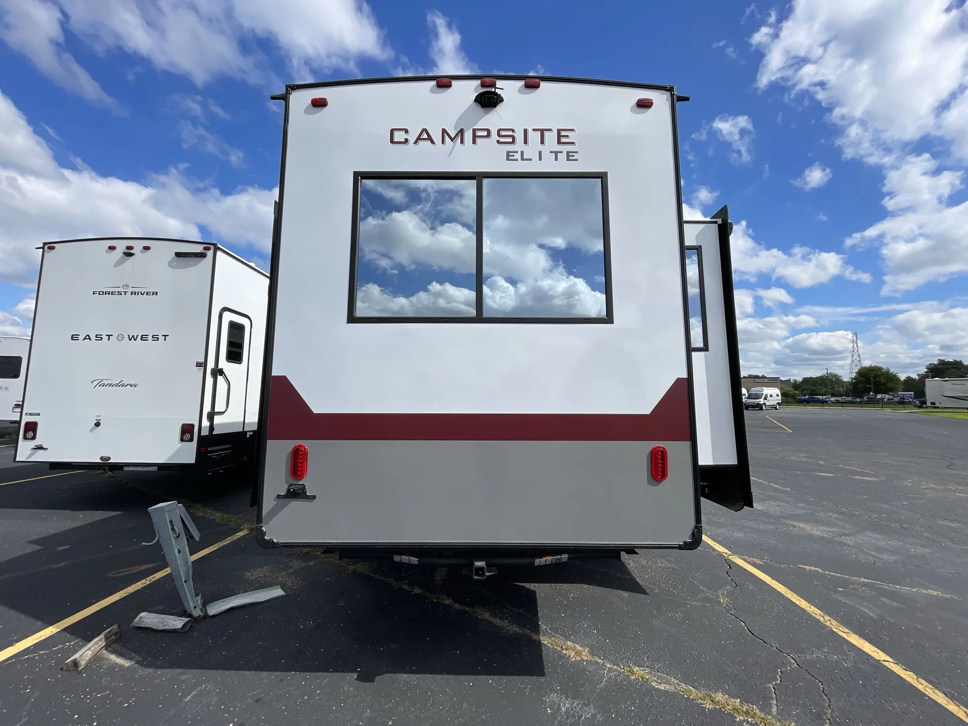 2027 Forest River Campsite Elite 36RF — backside
