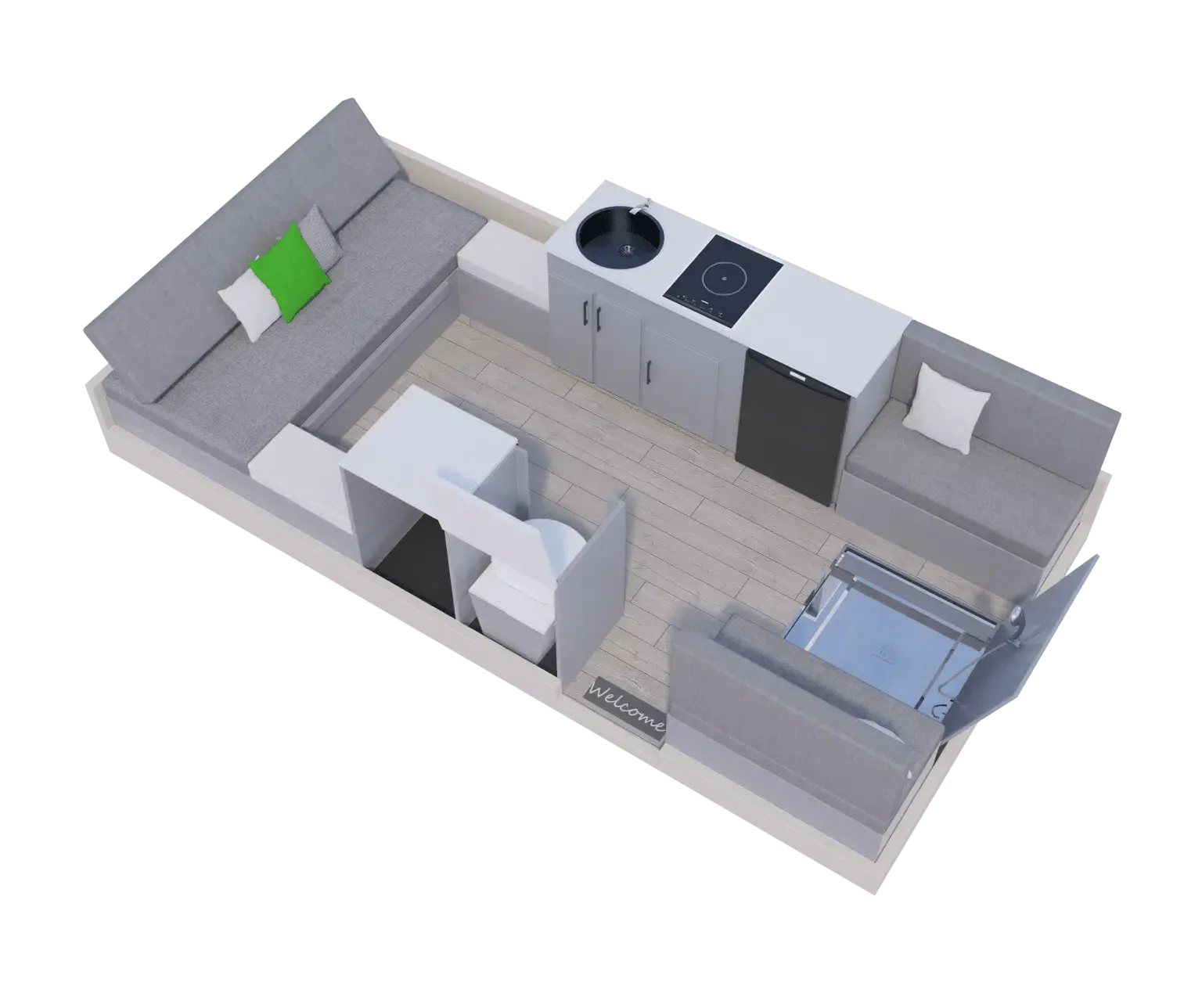 Aliner Amp Base floor plan