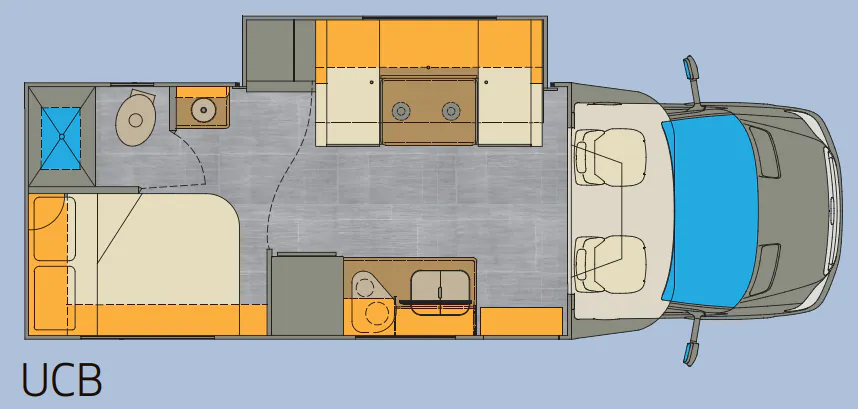 Renegade RV Villagio UCB floor plan