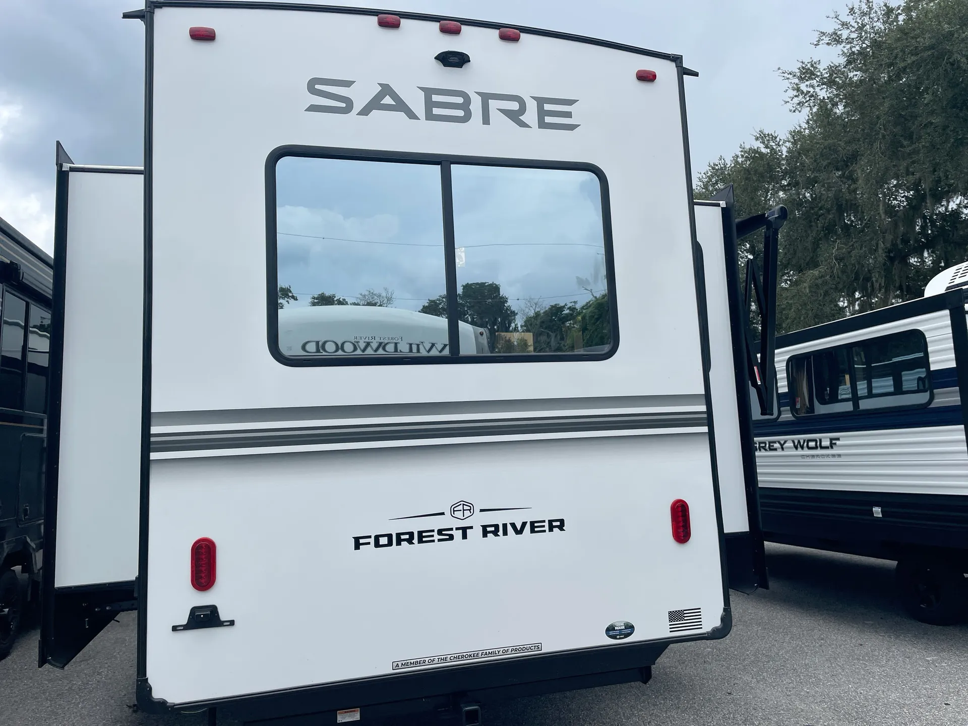 2027 Forest River Sabre 36FLX — backside
