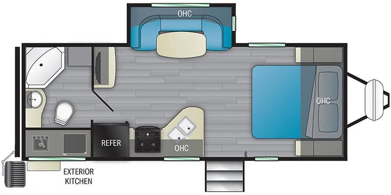 Heartland North Trail NT 22RBK floor plan