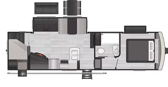 Keystone Arcadia Super Lite 288SLBH floor plan