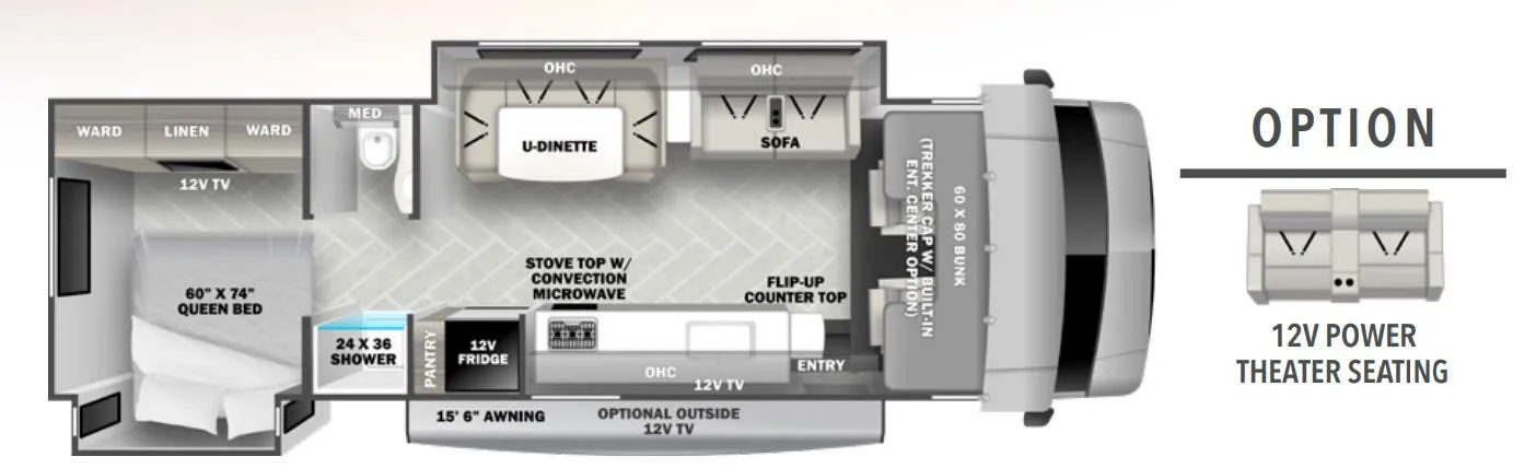 Forest River Forester Classic 3011DS floor plan