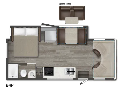 Winnebago Vita 24P floor plan