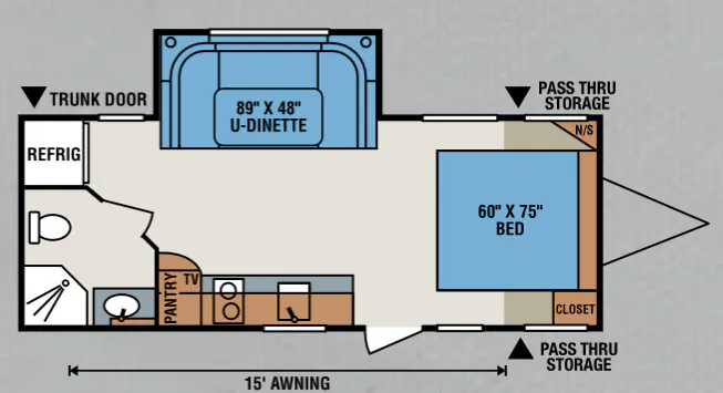 K-Z Spree Escape E200RBS floor plan