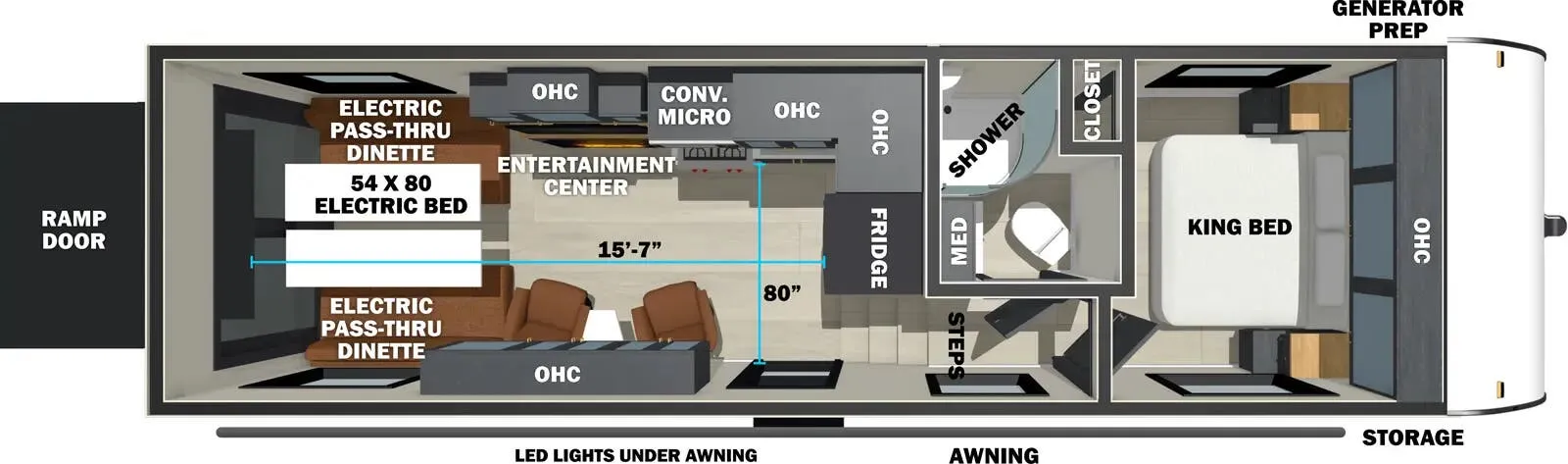 2027 Forest River Sandstorm 2710 - Floor plan
