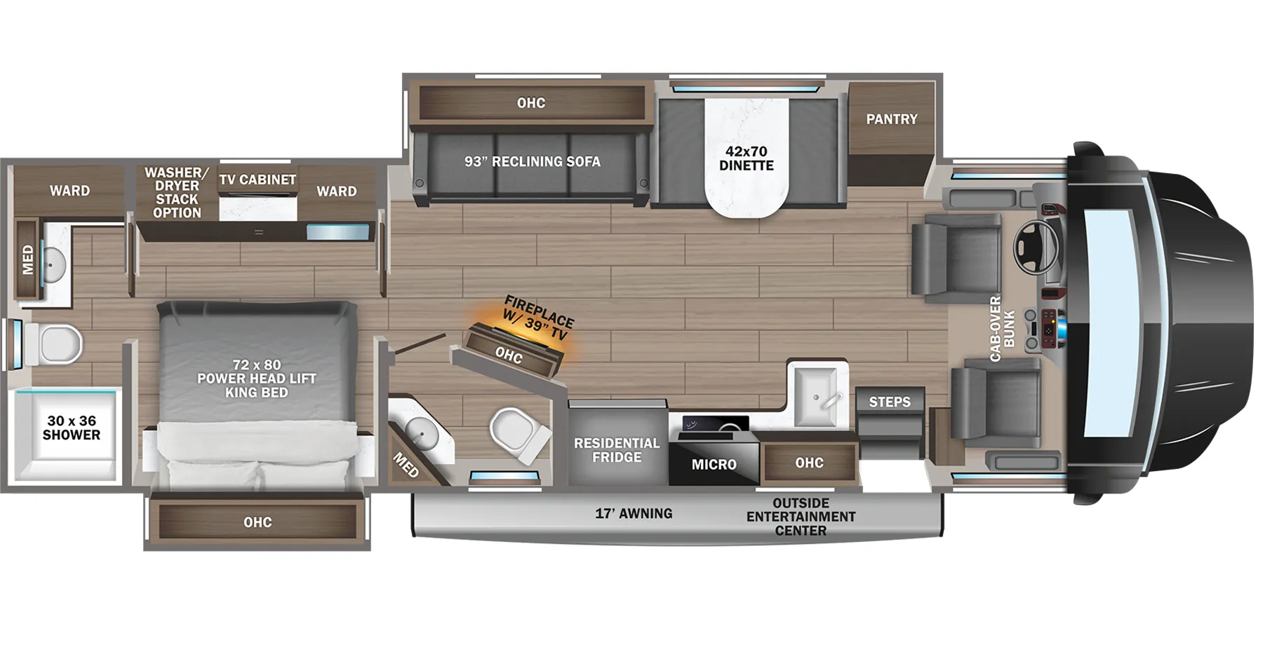 2023 Jayco Seneca 37K - Floor plan