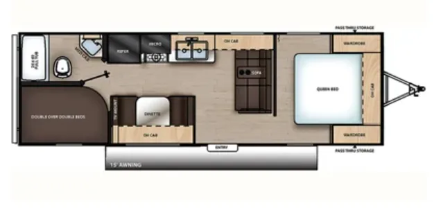 Coachmen Catalina Summit Series 8 8 261BHS floor plan