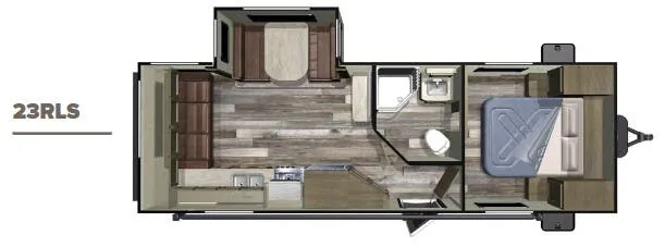 Starcraft Autumn Ridge Outfitter 23RLS floor plan