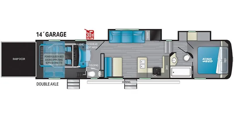 Heartland Fuel 362 floor plan