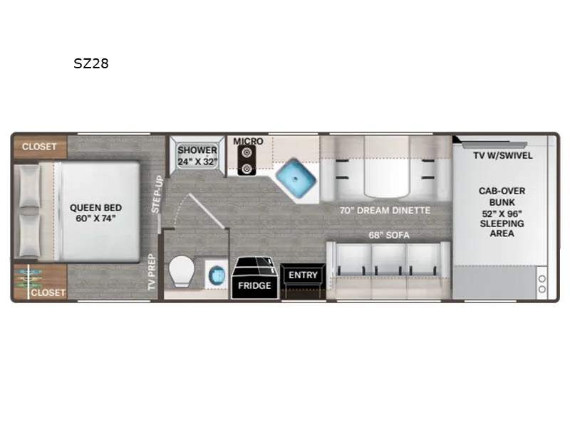 2026 Thor Motor Coach Pasadena SE SZ28 - Photo 3