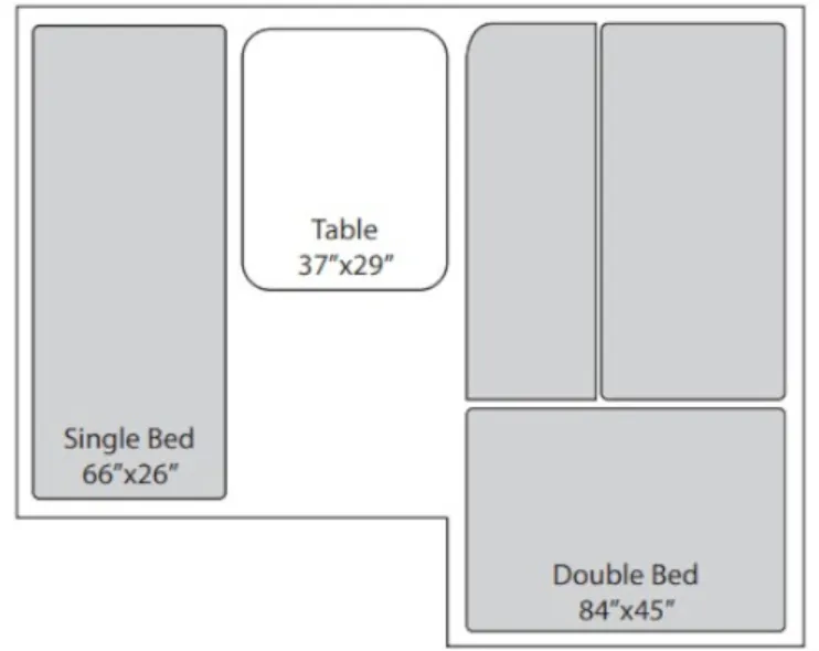 Jumping Jack POD REGULAR floor plan