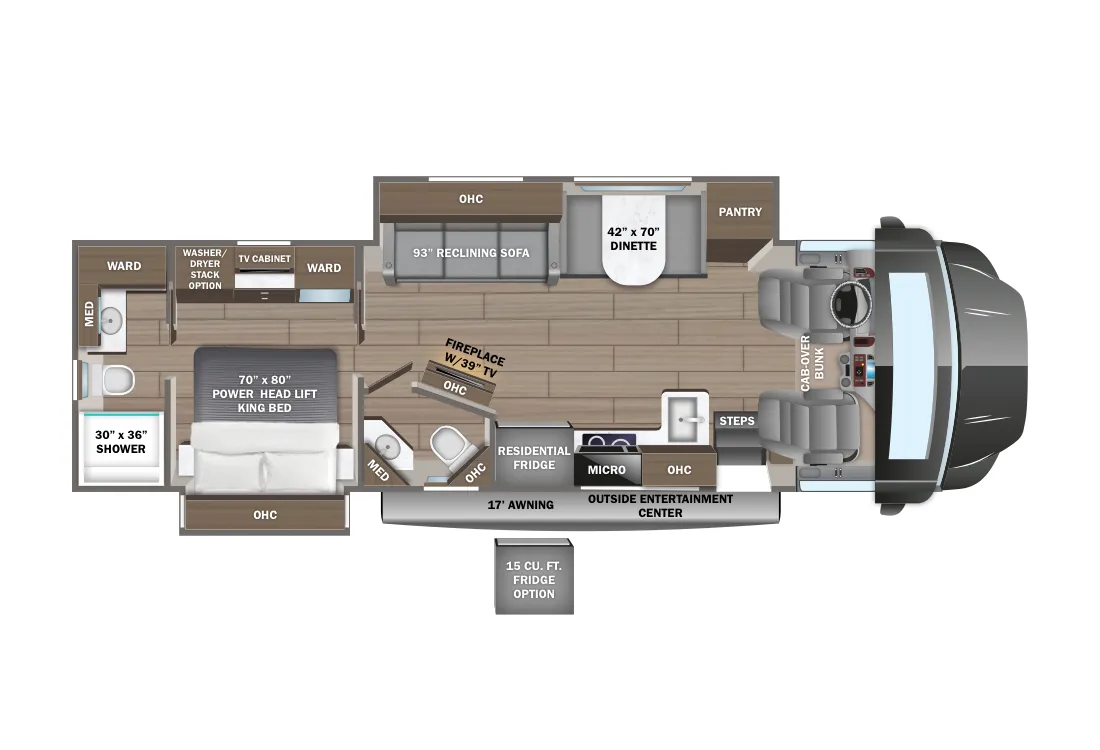 2025 Entegra Coach Accolade 37K - Floor plan