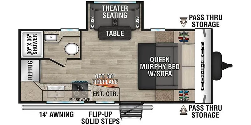K-Z Connect SE C191MBSE floor plan
