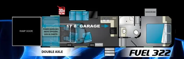 Heartland Fuel 322 floor plan