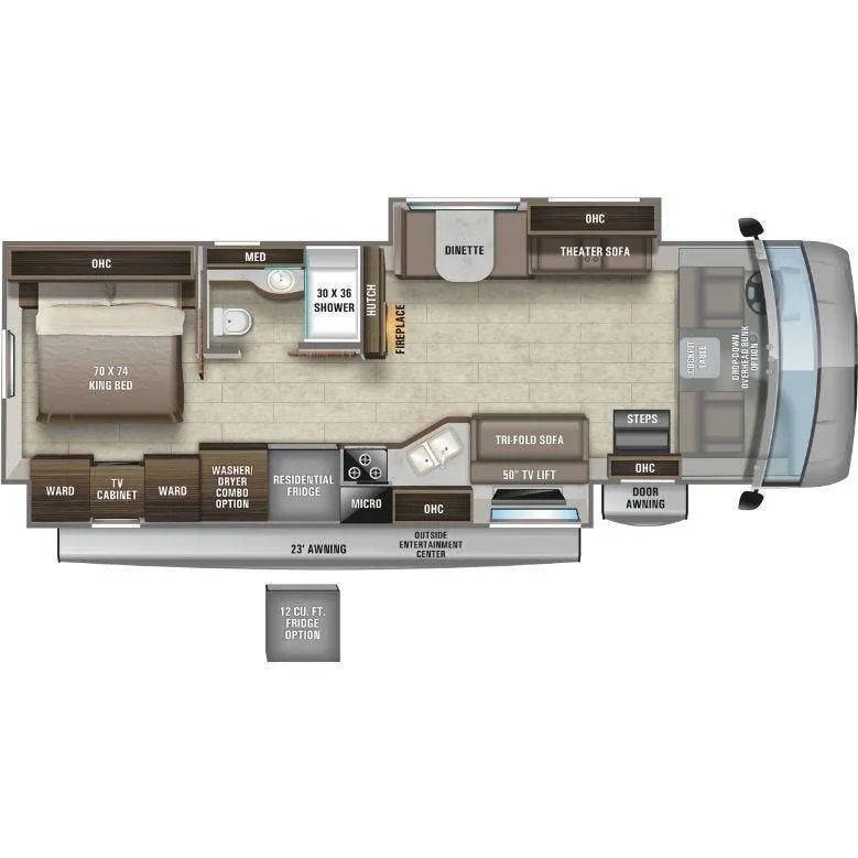 Entegra Coach Vision XL 34G floor plan