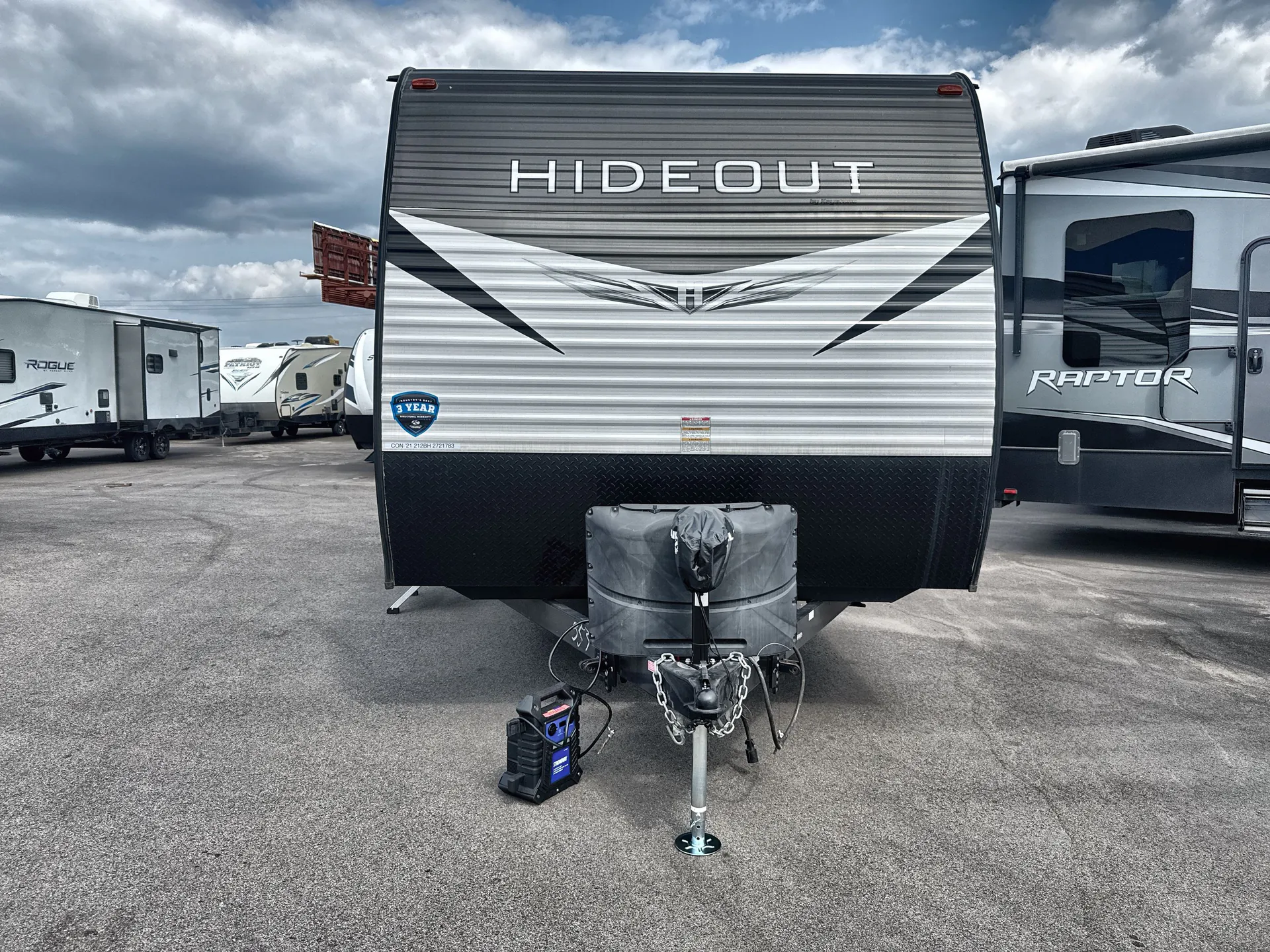 2021 Keystone Hideout 212BH — front