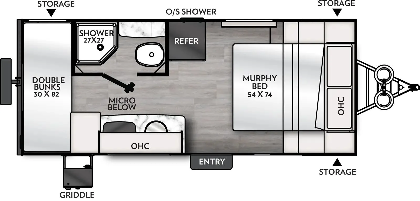 Coachmen Remote 18R floor plan