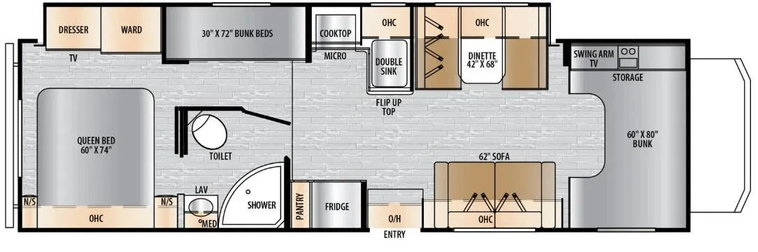 East to West College Avenue 3101FB floor plan