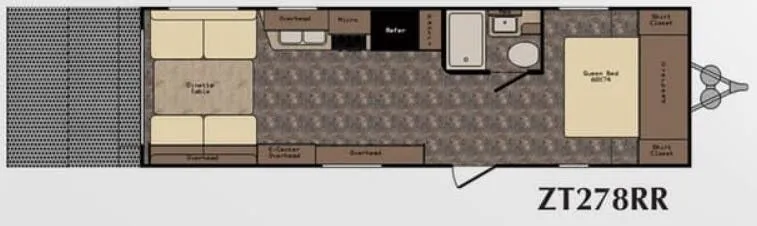 CrossRoads Z-1 1 ZT278RR floor plan