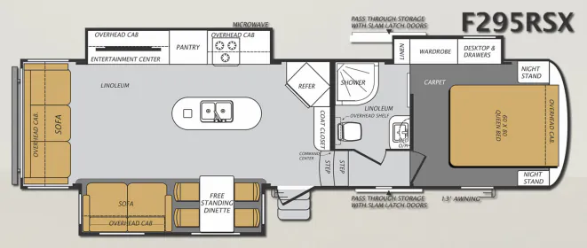 Forest River Wildcat Maxx 295RSX floor plan