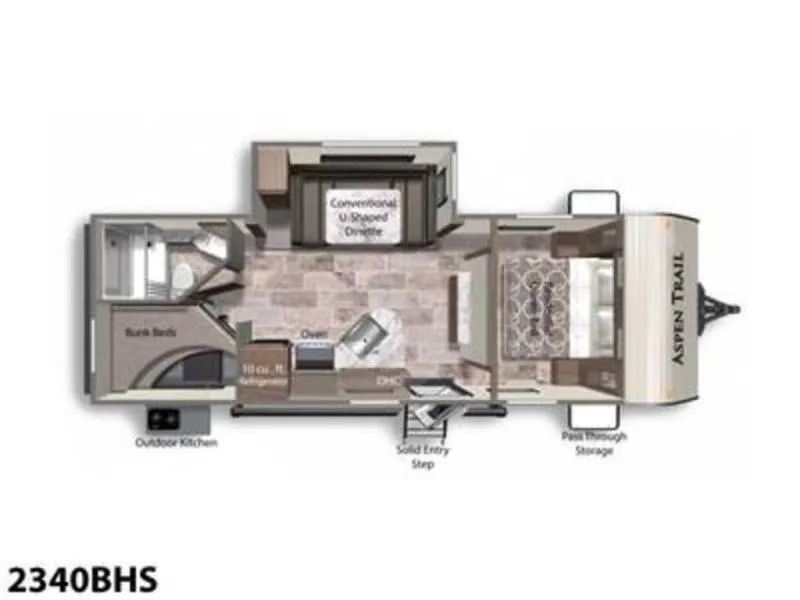 2020 Dutchmen Aspen Trail 2340BHS - Photo 3