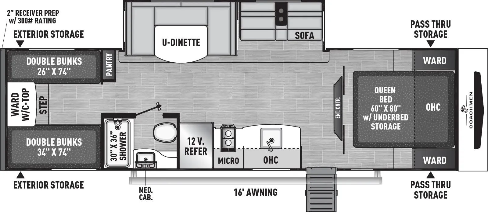 Coachmen Freedom Express Select 29SE floor plan