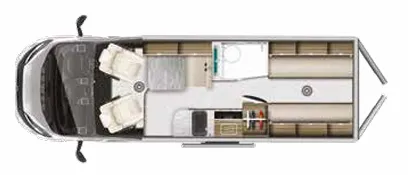 Auto-Trail V-Line SE 636 SE floor plan