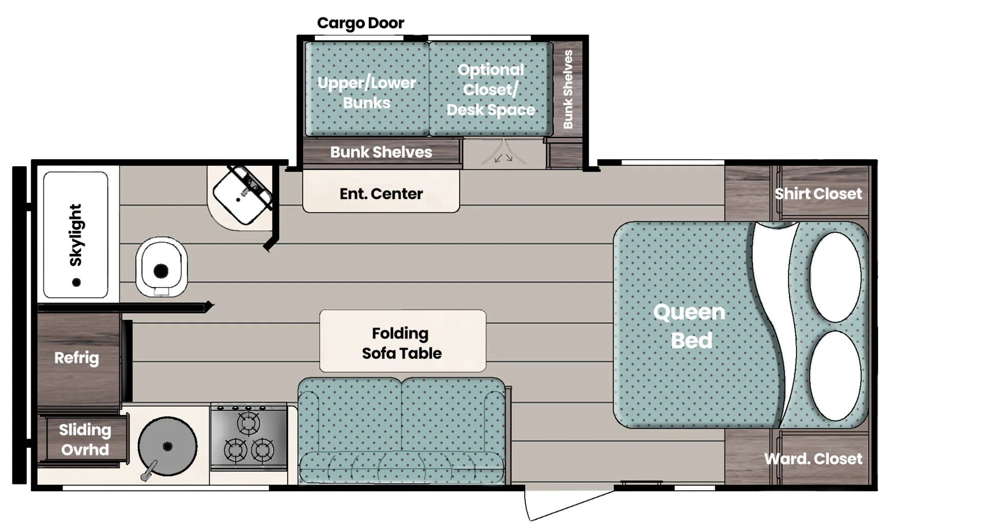 Gulf Stream Innsbruck Lite Ultra-Lite 228SB floor plan
