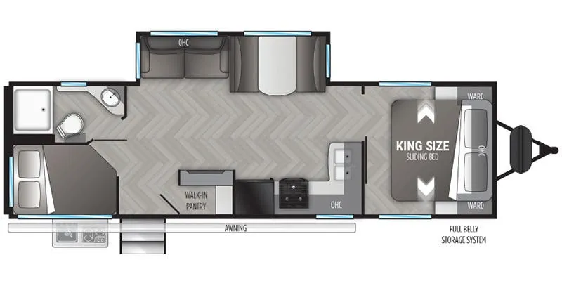 Cruiser RV Shadow Cruiser SC277BHS floor plan