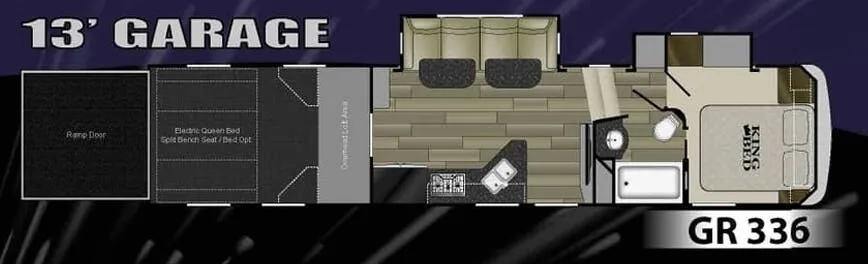 Heartland Gravity 336 floor plan