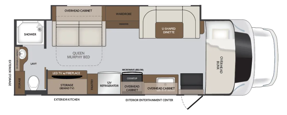 Holiday Rambler Incline 27U floor plan