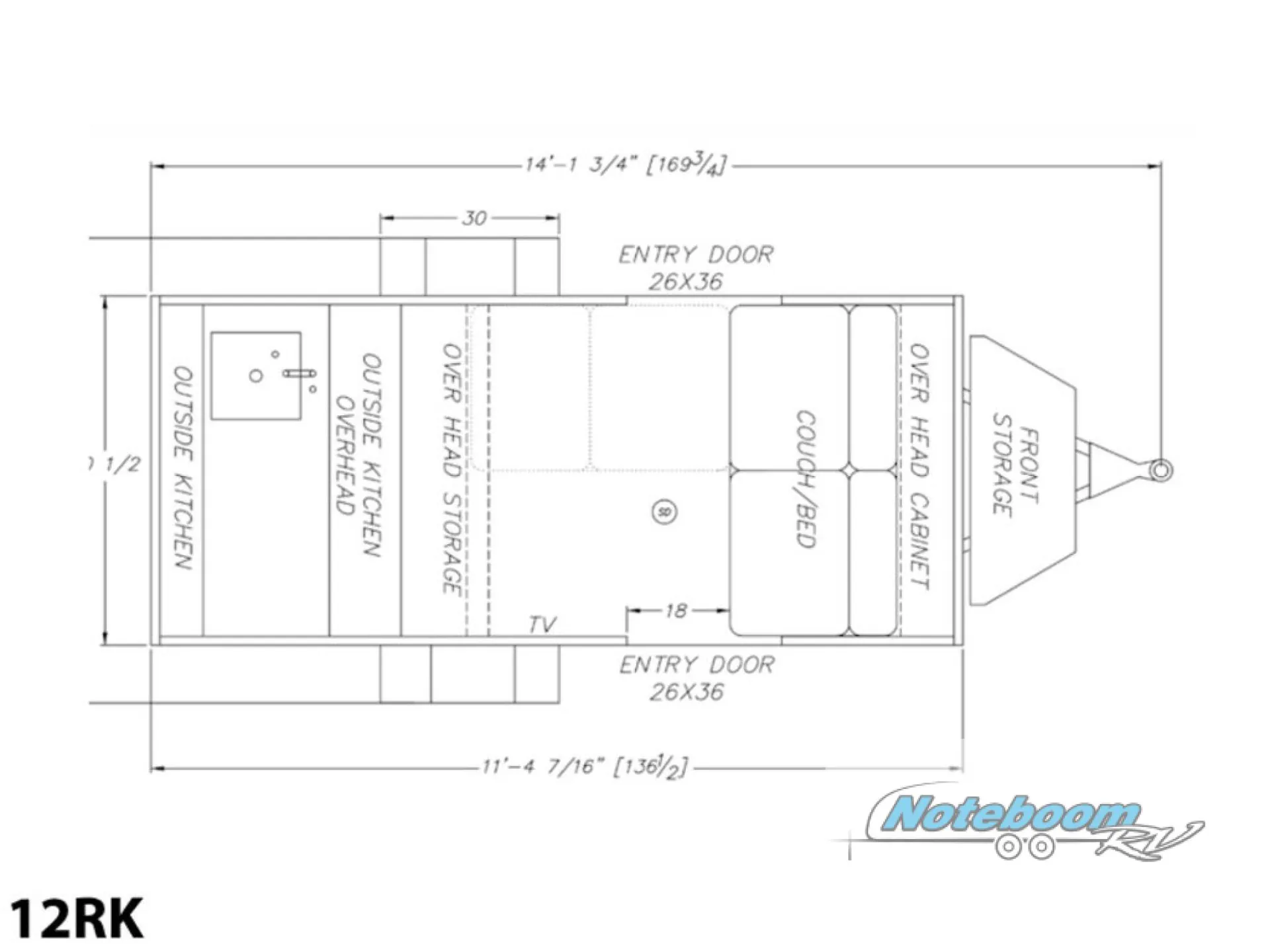2025 Modern Buggy Trailers Little Buggy 12LRK - Photo 3