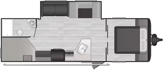 2025 Keystone Springdale Classic 269DBCWE - Floor plan