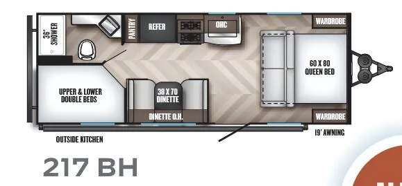 Palomino Solaire 217 BH exterior