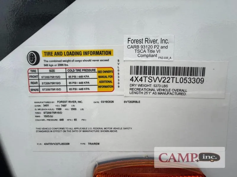 2026 Forest River RV 202RBLE 202RBLE - Photo 4