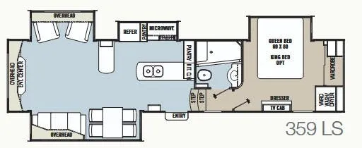 Coachmen Brookstone 359 LS floor plan