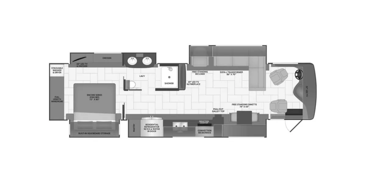 2020 Fleetwood Discovery 38F - Photo 3
