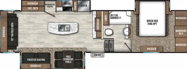 Coachmen Chaparral 336TSIK floor plan