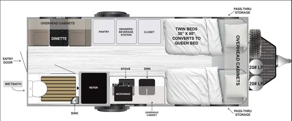 2026 Encore RV VENU 17TB floor plan